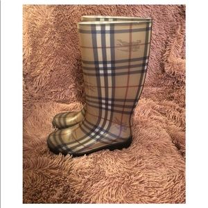 Authentic Burberry Rain Boots